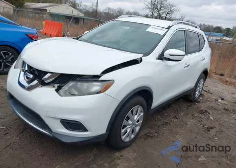 2016 Nissan Rogue S from USA, damaged, VIN KNMAT2MT8GP620964